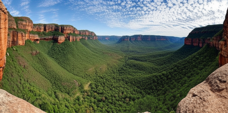 Chapada Diamantina: Destino Digital Detox Paisagem da Chapada Diamantina, destino ideal para turismo desplugado.
